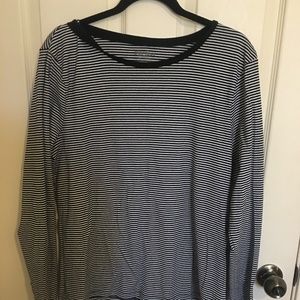 Stripped Long-sleeve Shirt